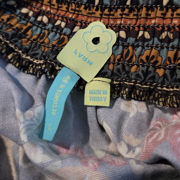 FARM RIO × ANTHRO L Yolanda Maxi Floral Mixed Print Skirt - Picture 3 of 6